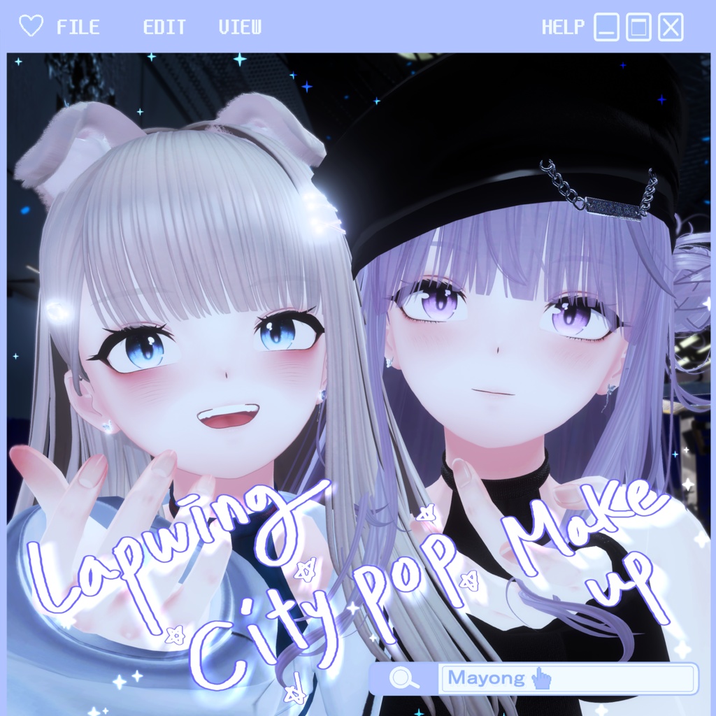 [Lapwing 用] City Pop makeup texture (2Types)