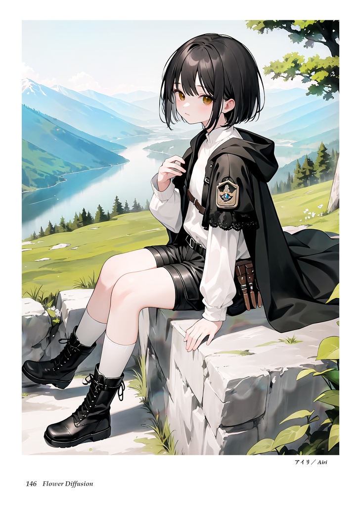 Flower Diffusion 夕焼ましろAIイラスト集