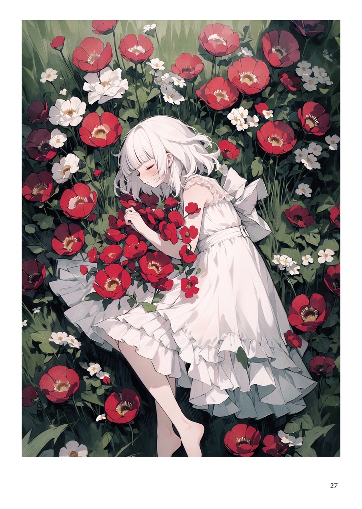 Flower Diffusion 夕焼ましろAIイラスト集