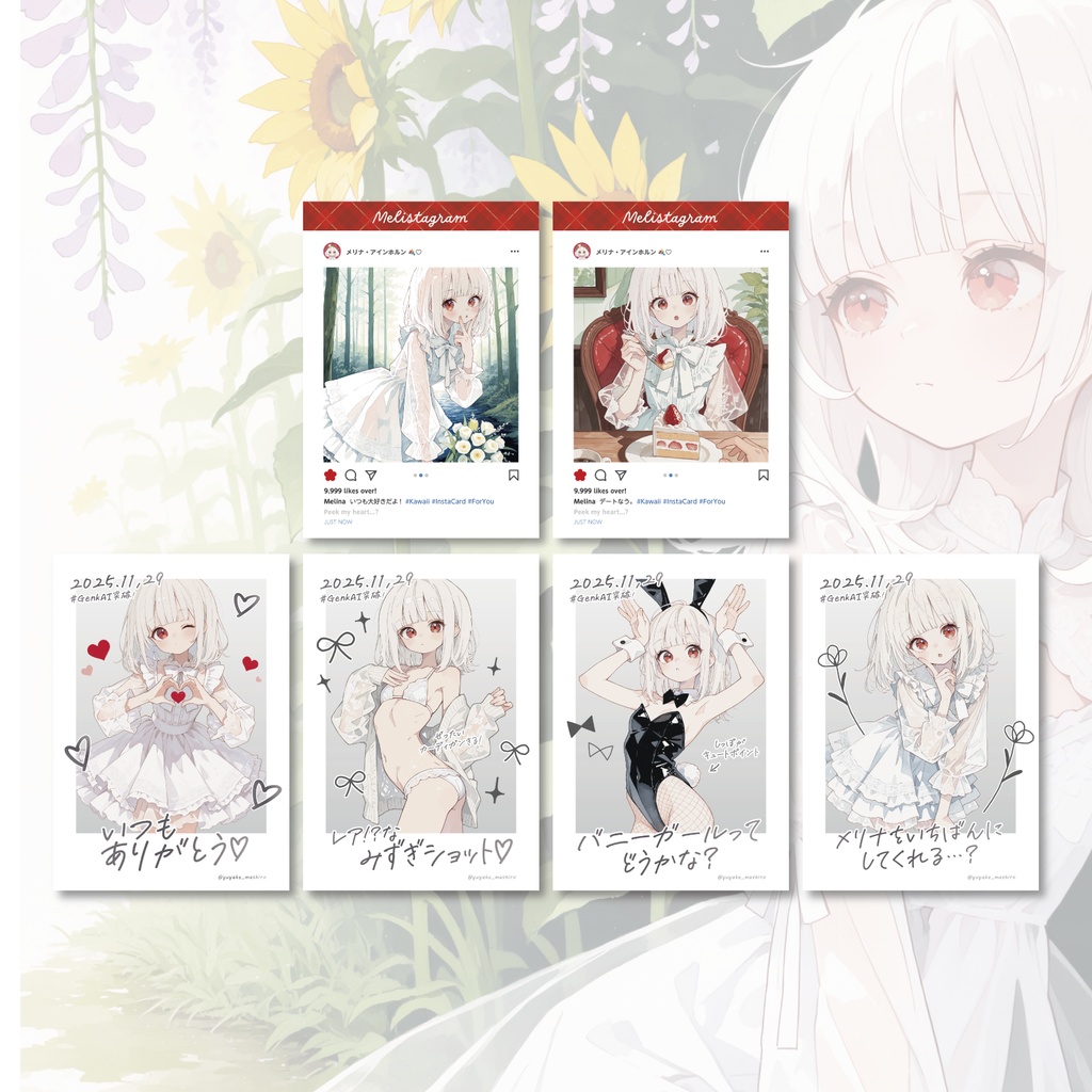 【無料版あり】インスタ＆チェキ風 | メリナと過ごす写真