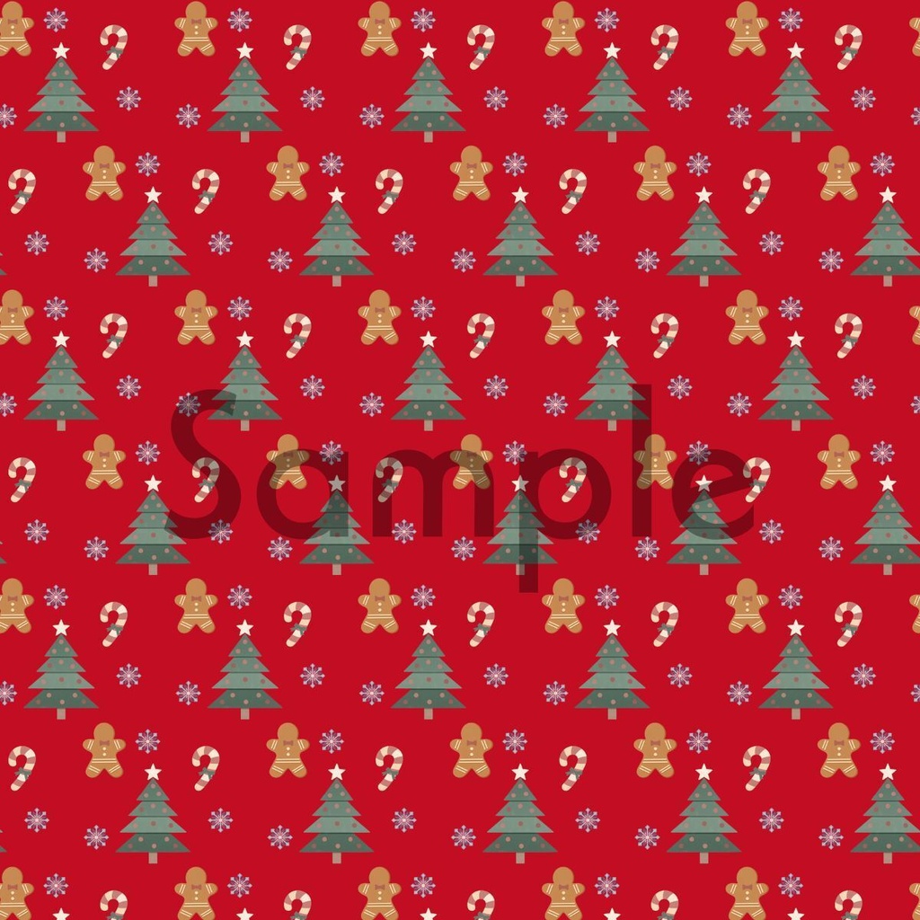 クリスマスシームレスパターン4種セット(3600x3600px / PNG)