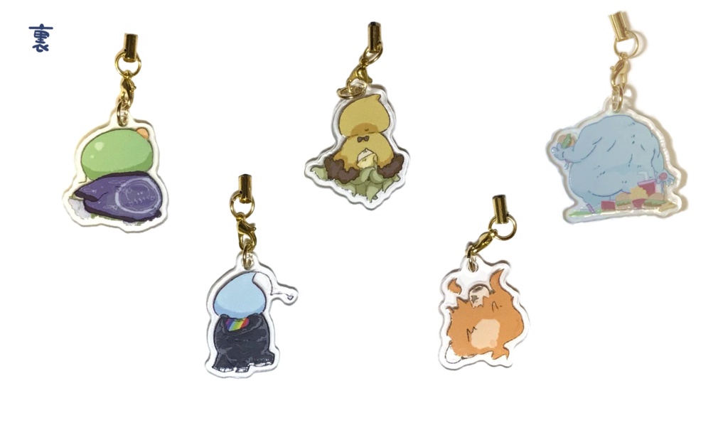 くとゅるふしんわ アクリルキーホルダー(c95)