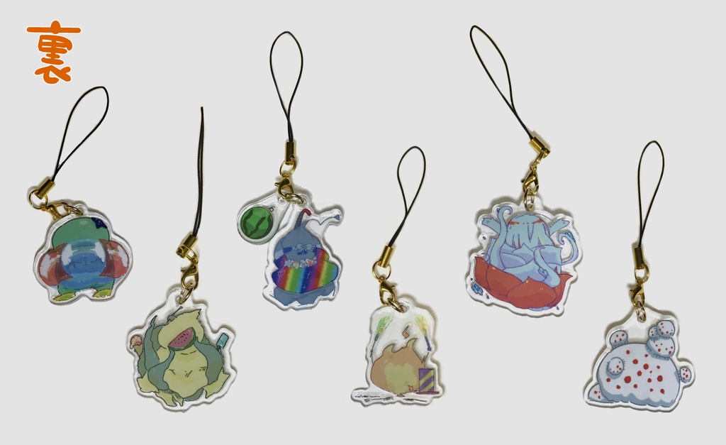 くとゅるふしんわ アクリルキーホルダー(c96)