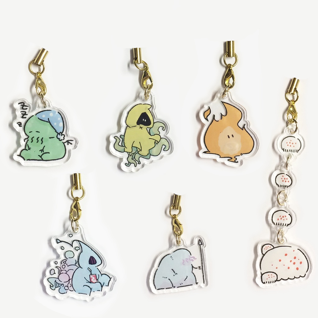 くとゅるふしんわ アクリルキーホルダー