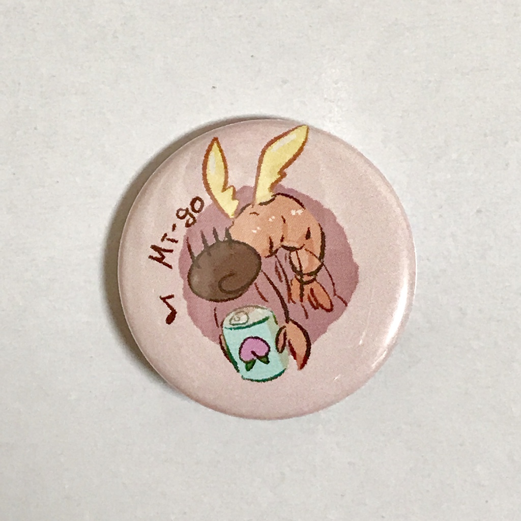 【あんしんBOOTHパック】くとゅるふしんわ 缶バッジ