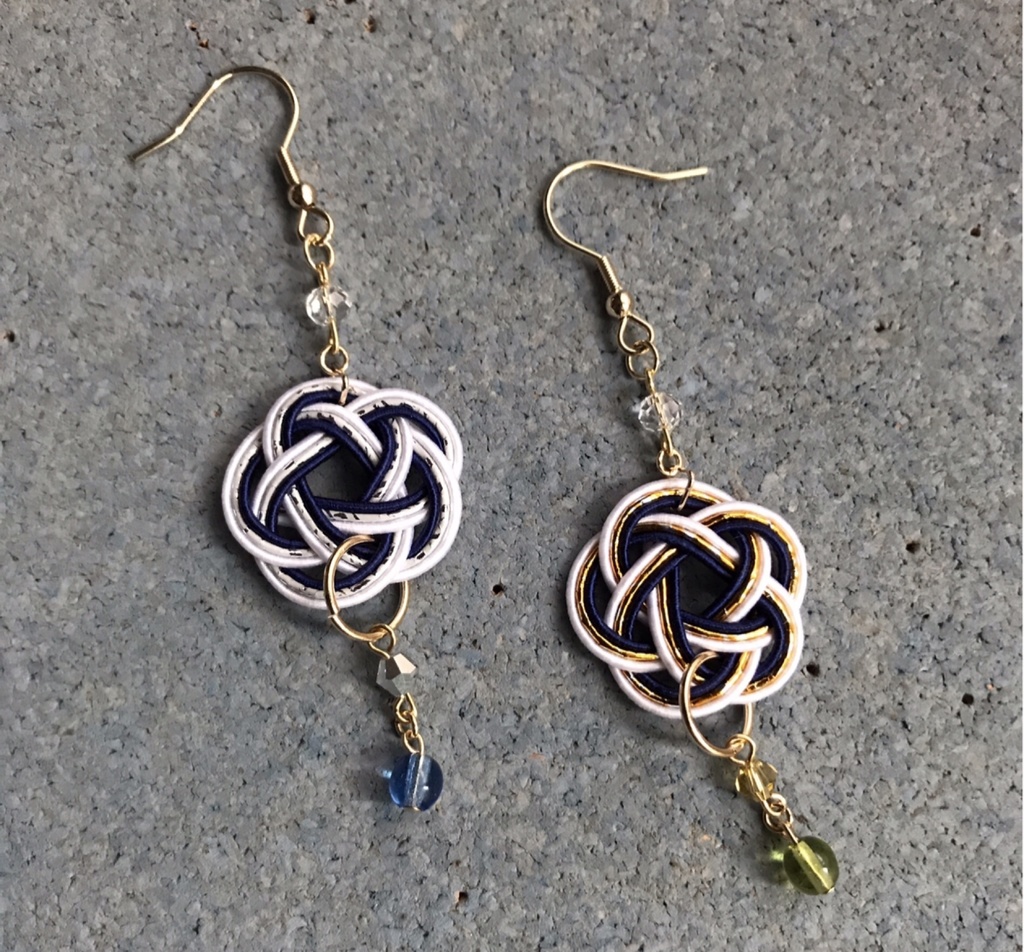 【受注生産】とうらぶ水引コンビピアス&イヤリング