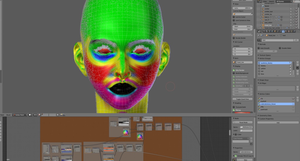 Blender顔の作例本 Blenderだけを使って顔を作るチュートリアル