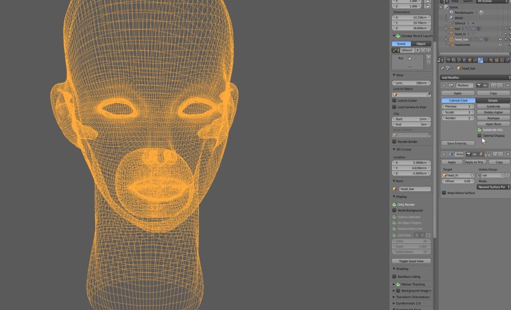 Blender顔の作例本 Blenderだけを使って顔を作るチュートリアル