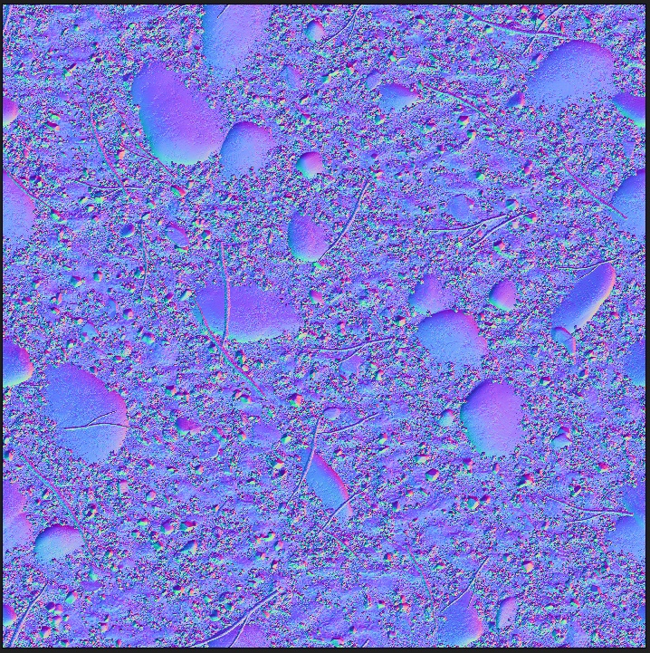 SubstanceDesigner「土に埋まっている石マテリアル」チュートリアル