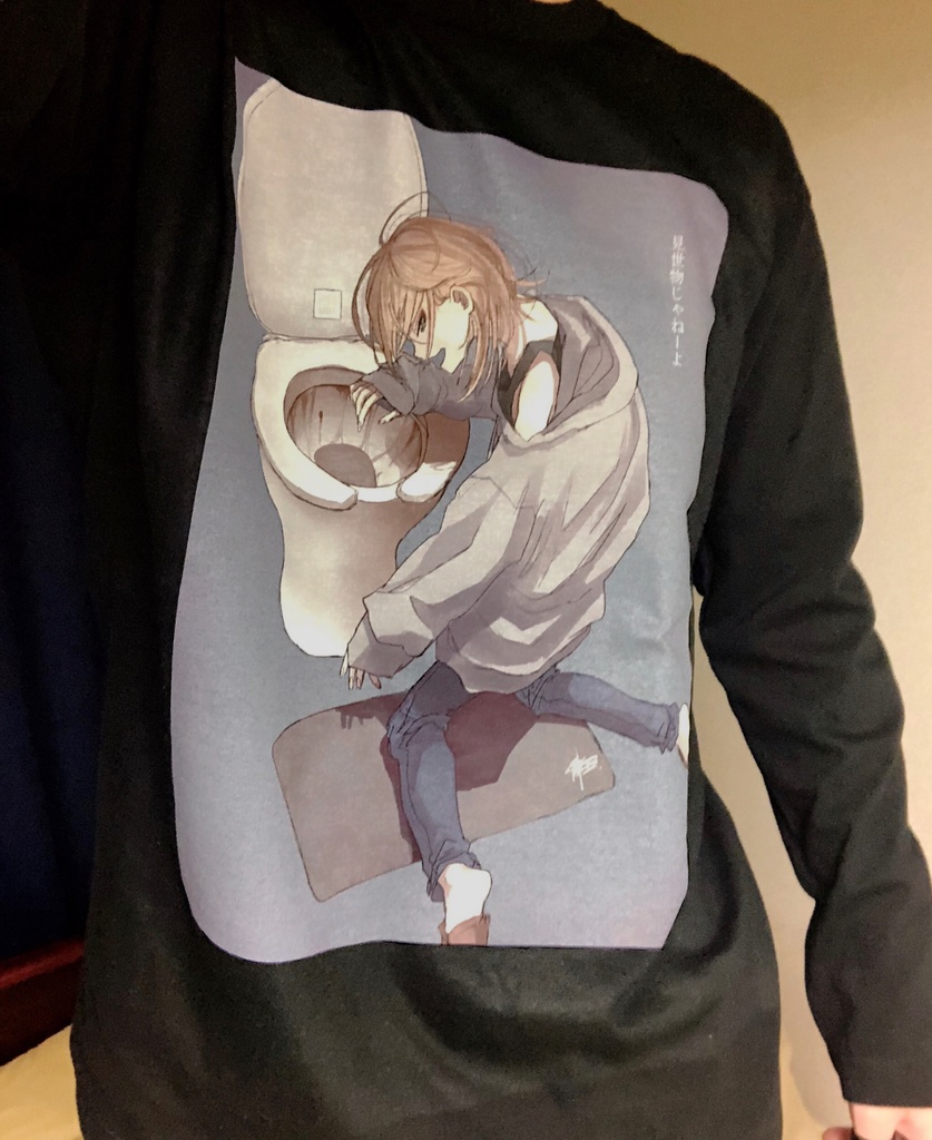 嘔吐ロングTシャツ