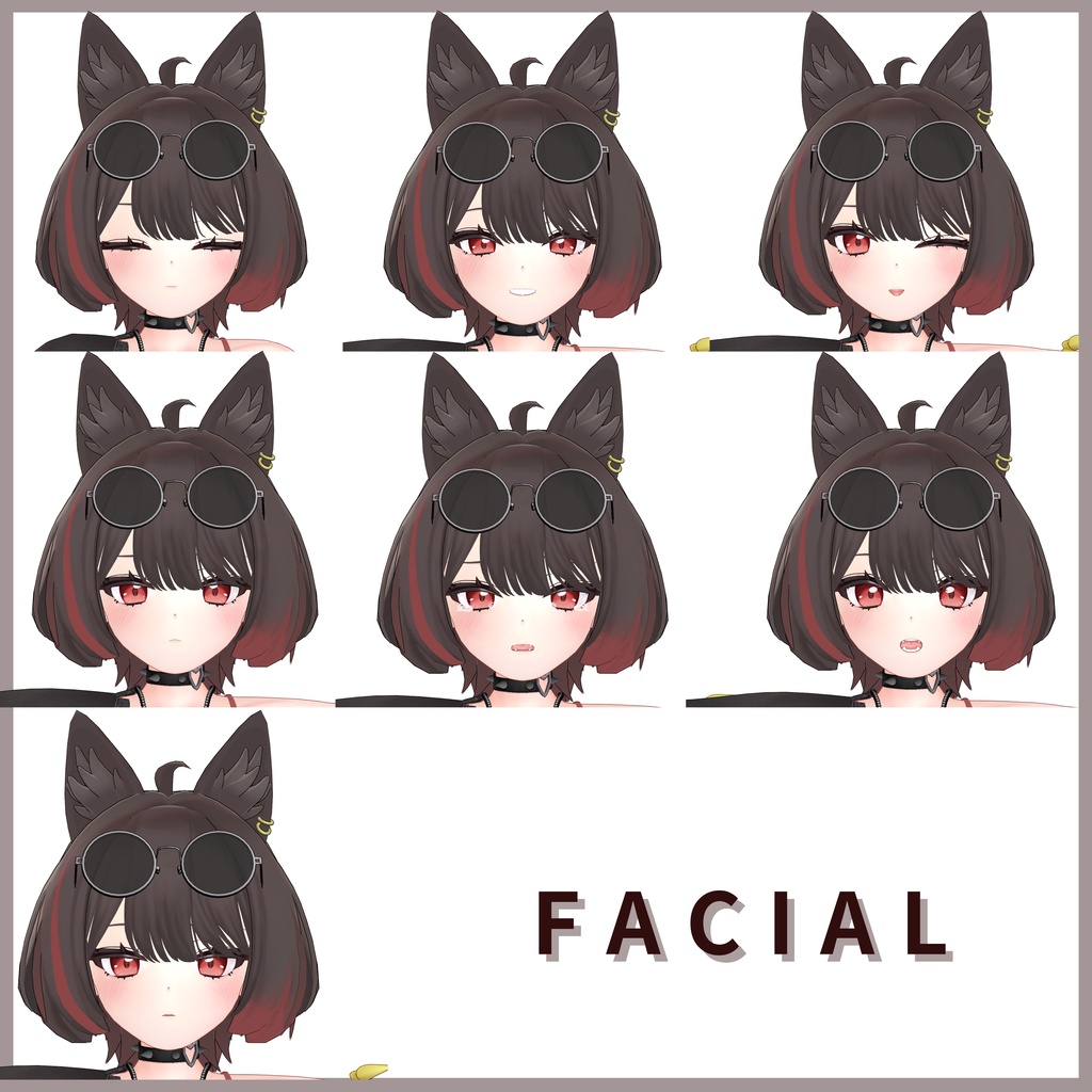 オリジナル3Dモデル「朱乃」