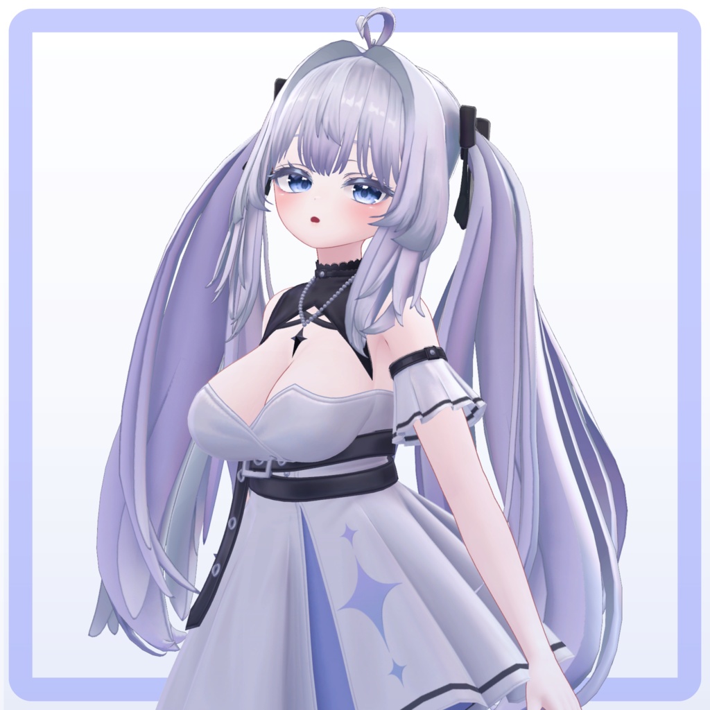 Puffy Twin Tail【6アバター対応】