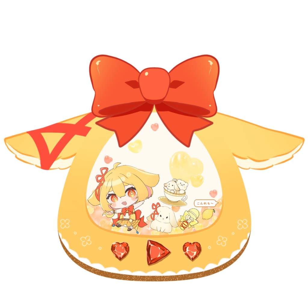 【山吹レモンオリジナルグッズ】ビッグシャカシャカアクキー🍋