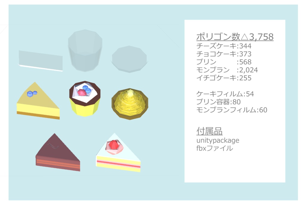 ケーキセット:cakeset
