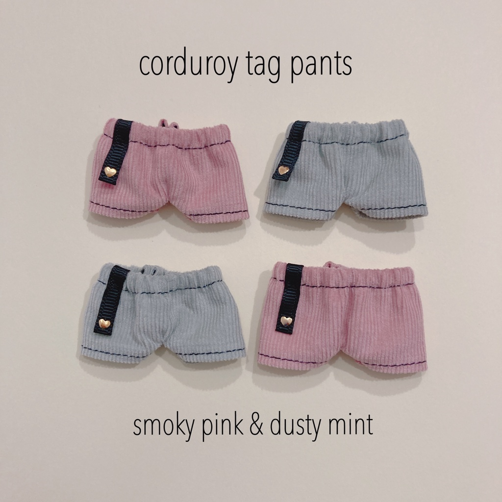 corduroy tag pants