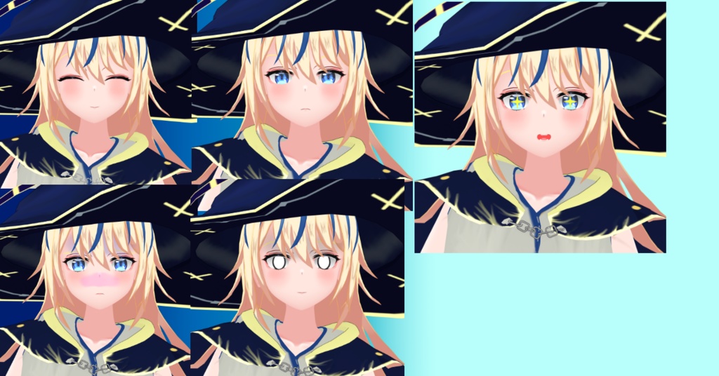 魔女クロメア-veriosn2- 【VRM形式オリジナル3Dモデル】