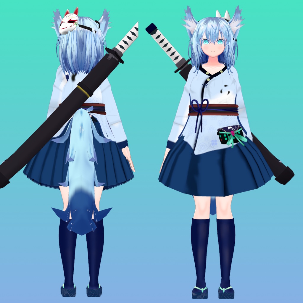 オリジナル3Dモデル「サイカ_Reboot」