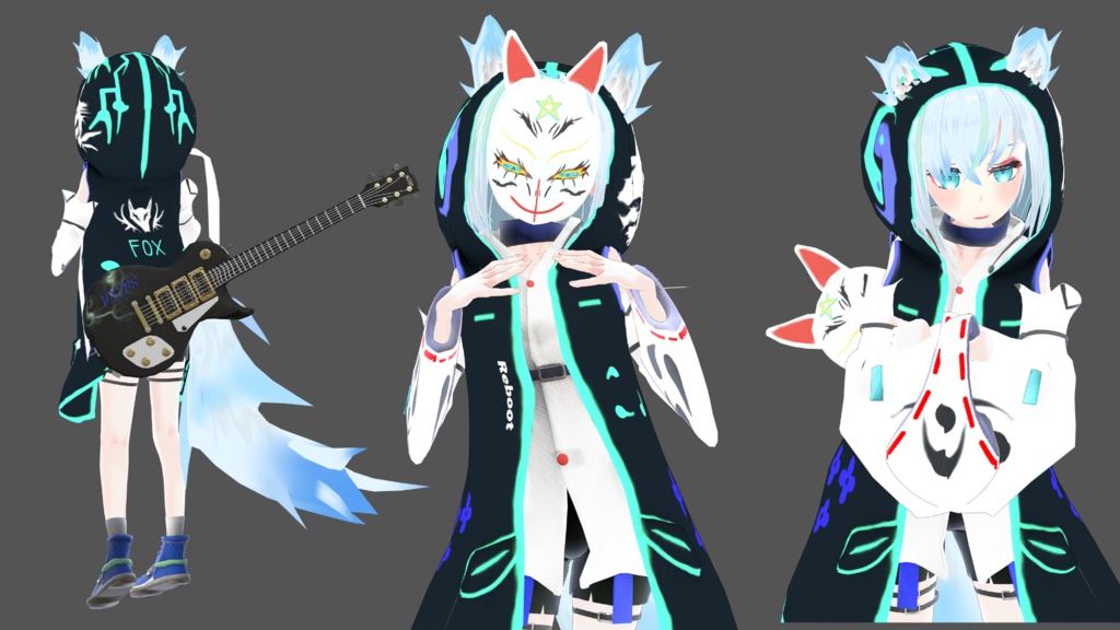 オリジナル3Dモデル「サイカ_Reboot」