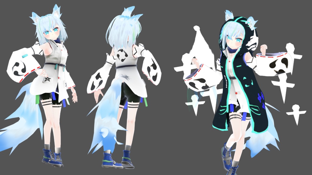 オリジナル3Dモデル「サイカ_Reboot」