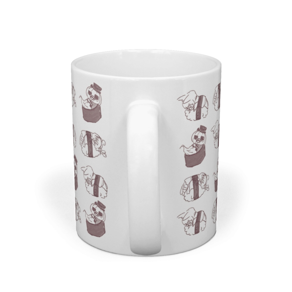 ゆかいなお友達寿司マグカップ