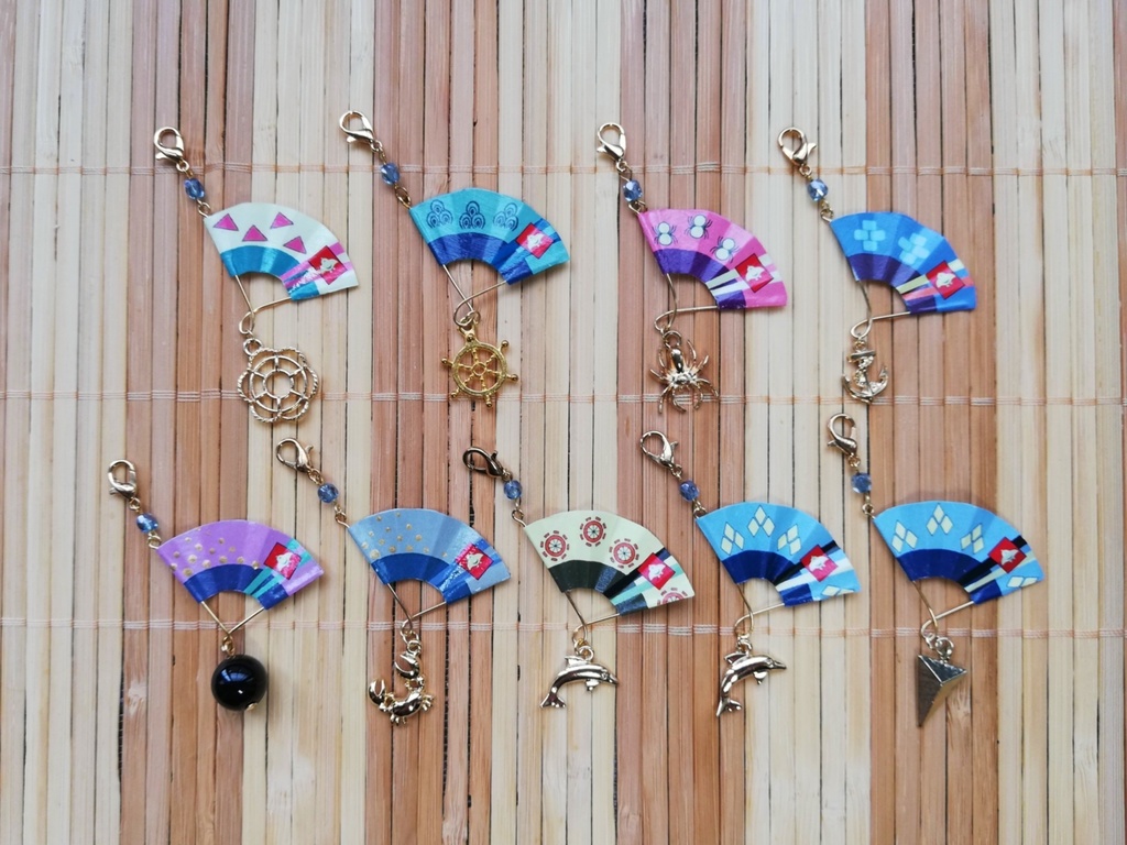 忍たま 梅雨の日 ピクニック キーホルダー 忍たま乱太郎 切り絵 シリーズ アクリルキーホルダー 七松小平太