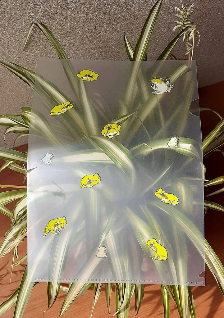 アマガエルをふやせるシール(ver2)