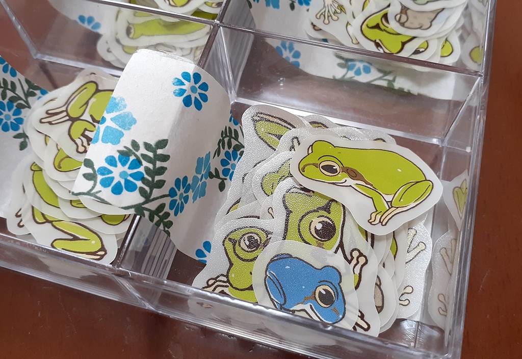 アマガエルをふやせるシール(ver2)
