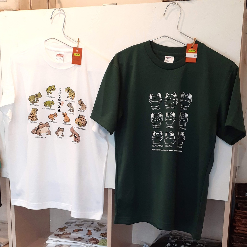 Tシャツ-日本の蛙