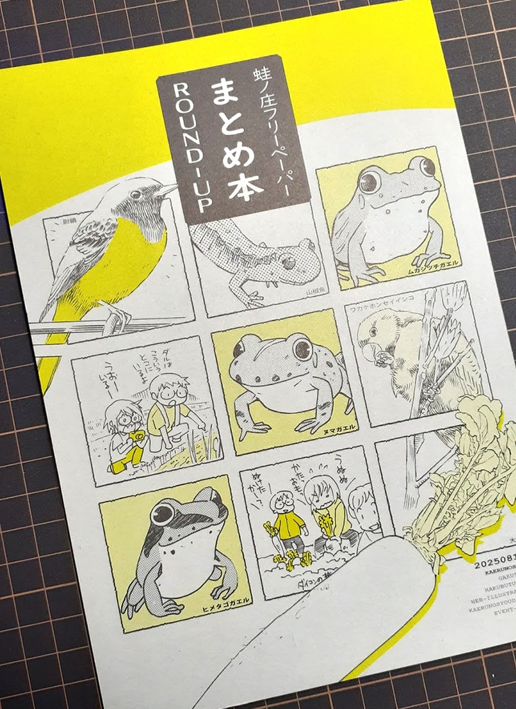 蛙ノ庄フリーペーパーまとめ本