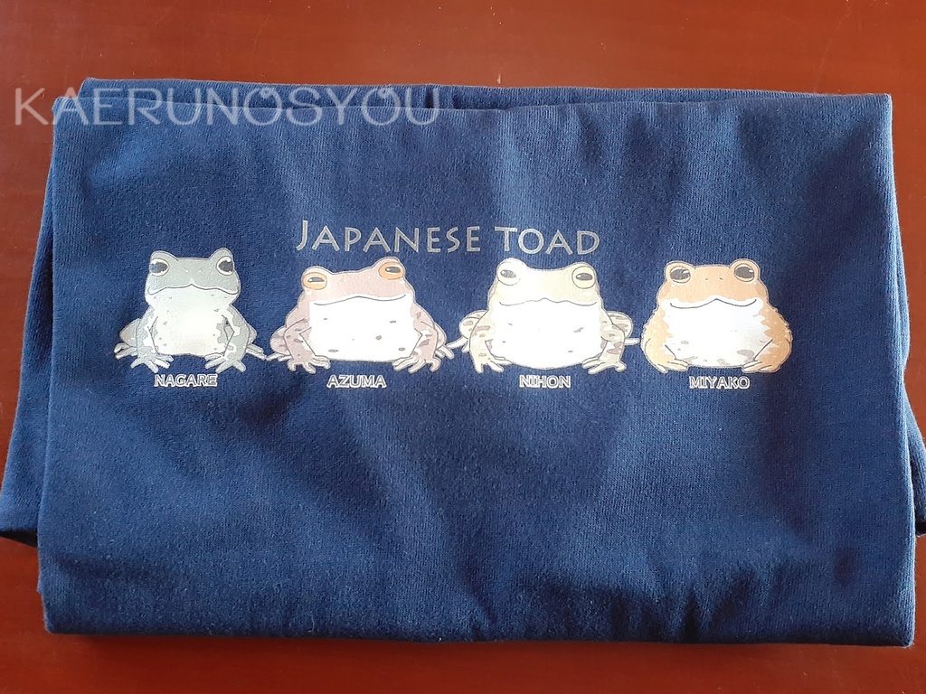 Tシャツ-ヒキガエル