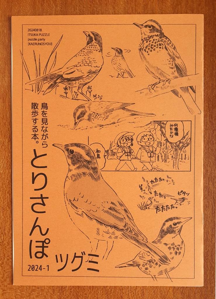 【終了】とりさんぽ・2024-1 ツグミ【期間限定】