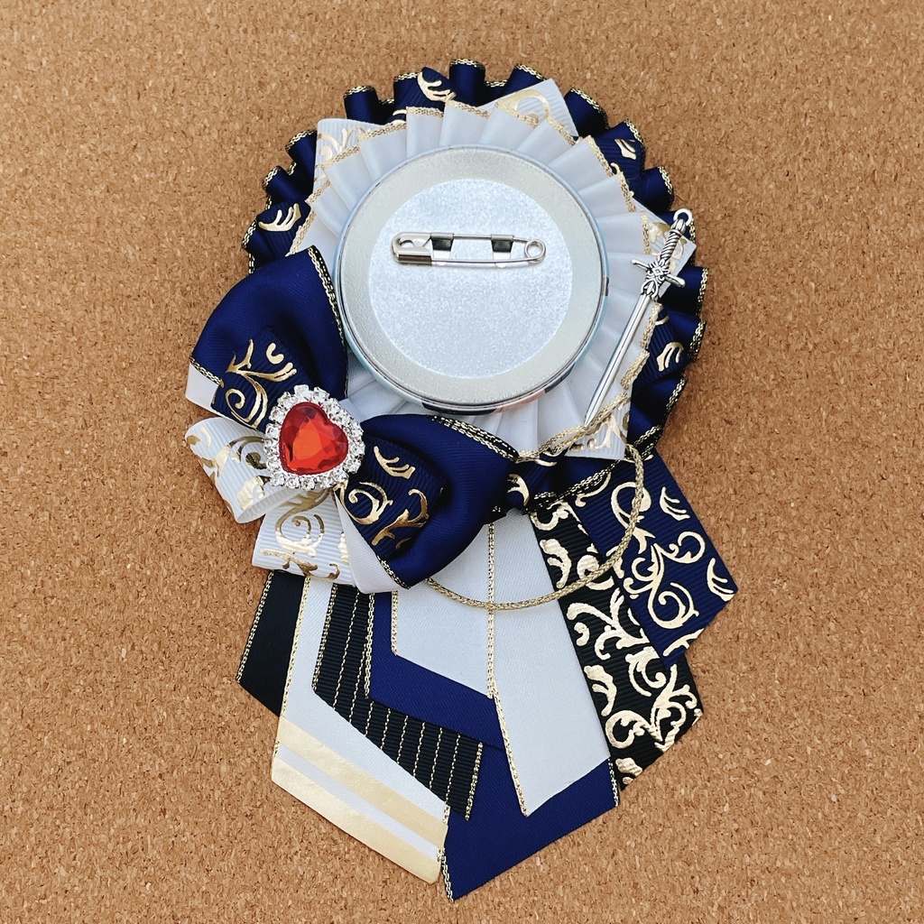 痛ロゼット 缶バッジロゼット Knightsユニット衣装 - えむリボン