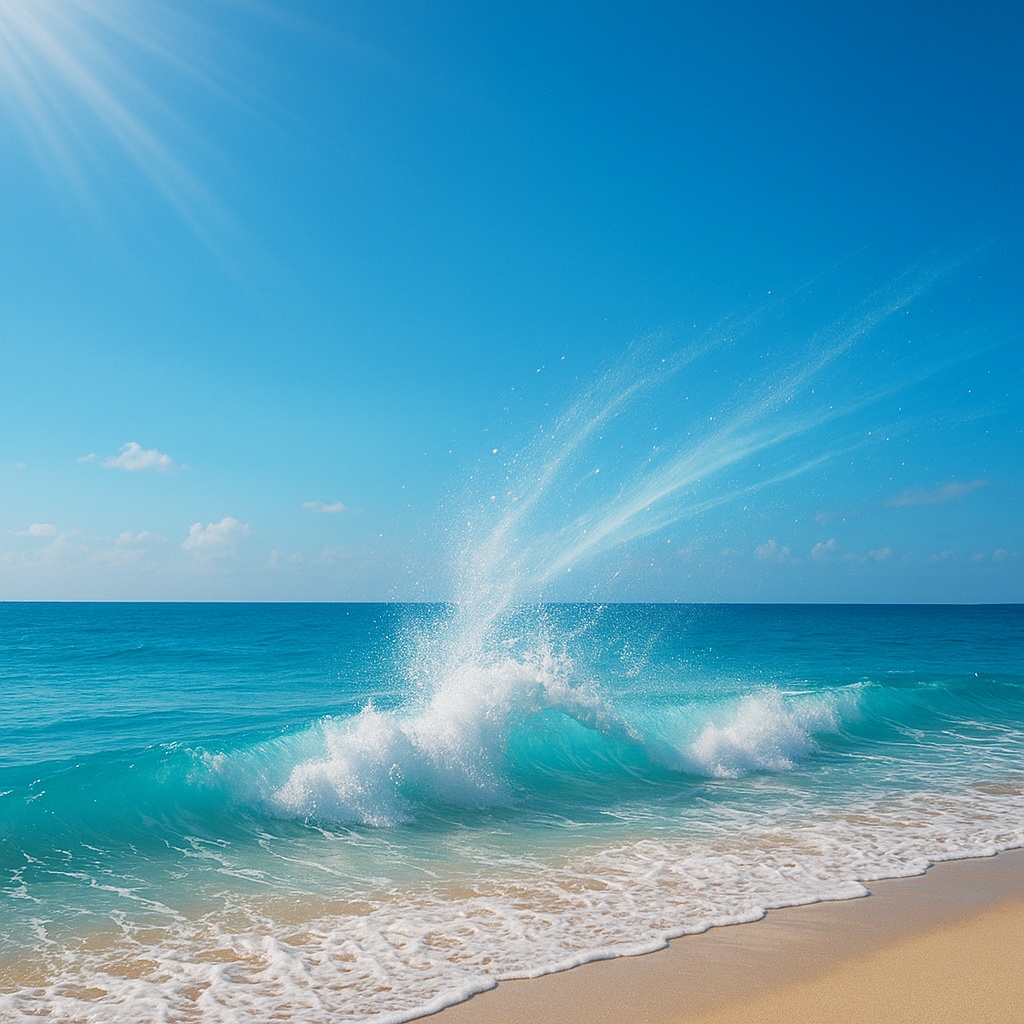 海辺に吹く蒼風