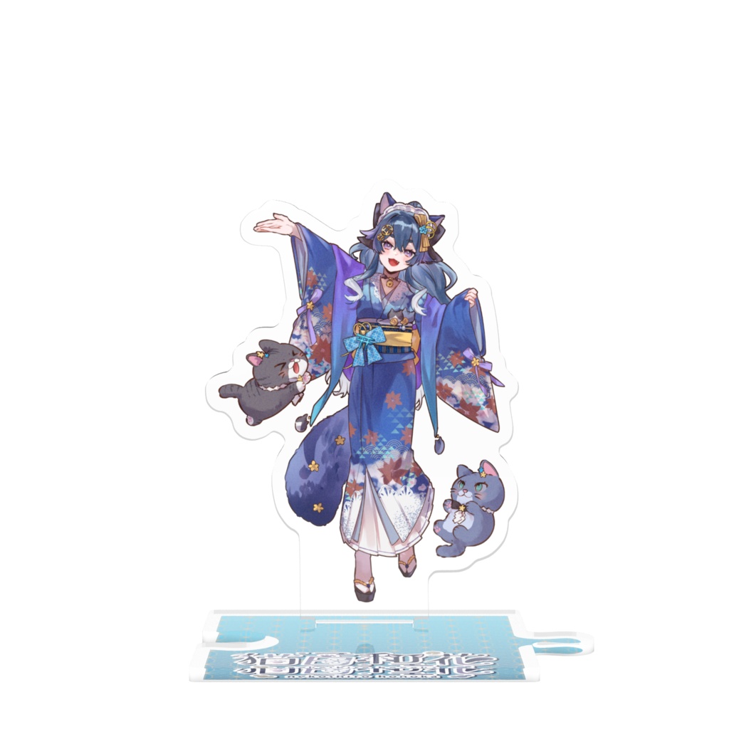 和花と煉花と櫻花のつながるアクリルスタンド