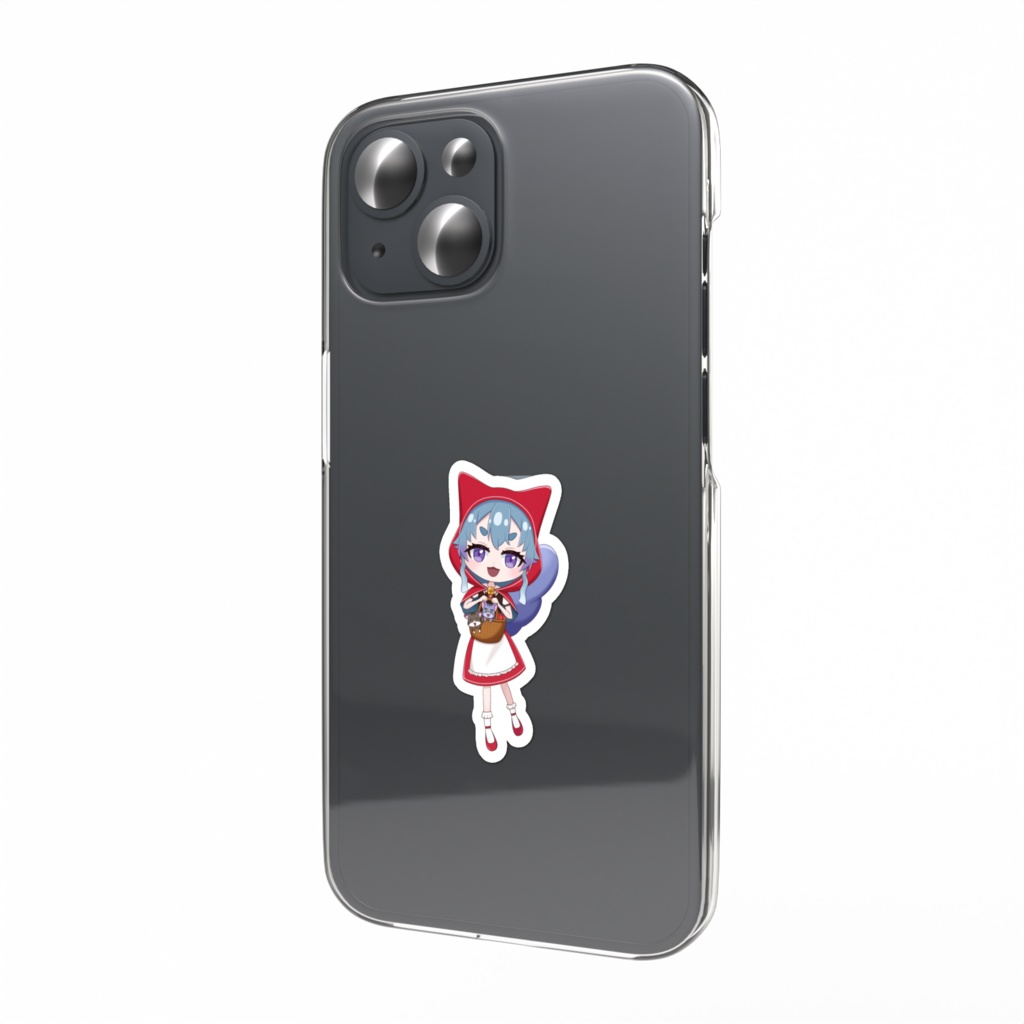 赤ずきん和花　ステッカー