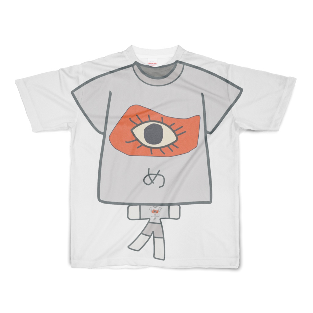 Tシャツは全面プリントできるよ!