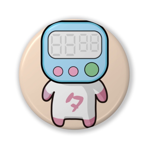 UOタイマーちゃん 缶バッジ