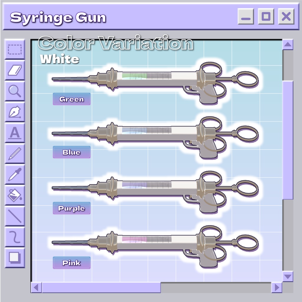 【VRChat想定】Syringe Gun