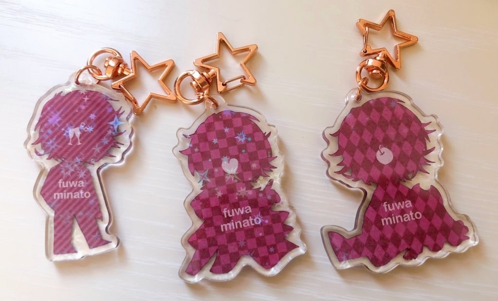 非公式】不破湊キラキラアクリルキーホルダー - カレー屋さん