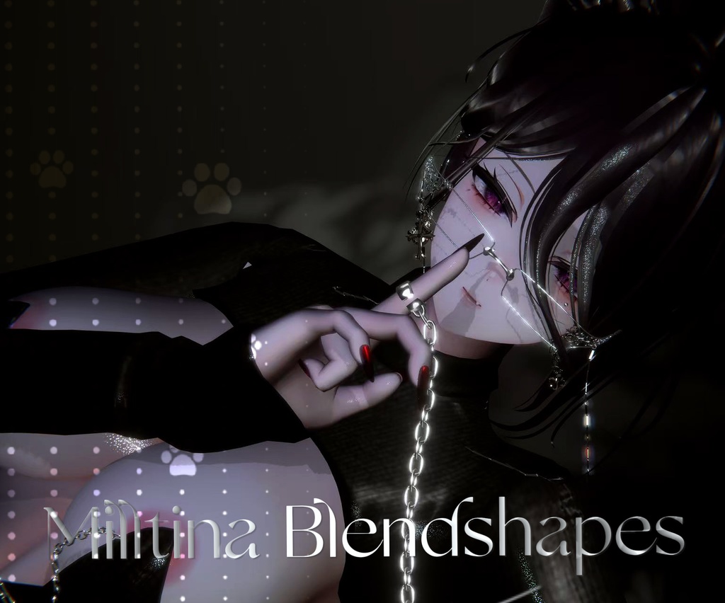 Vrchat-milltina faceblendshapes+7anim