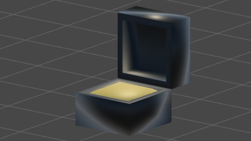 指輪ケース 3Dモデル