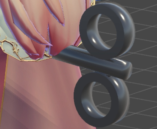 ゼンマイねじ 3Dモデル