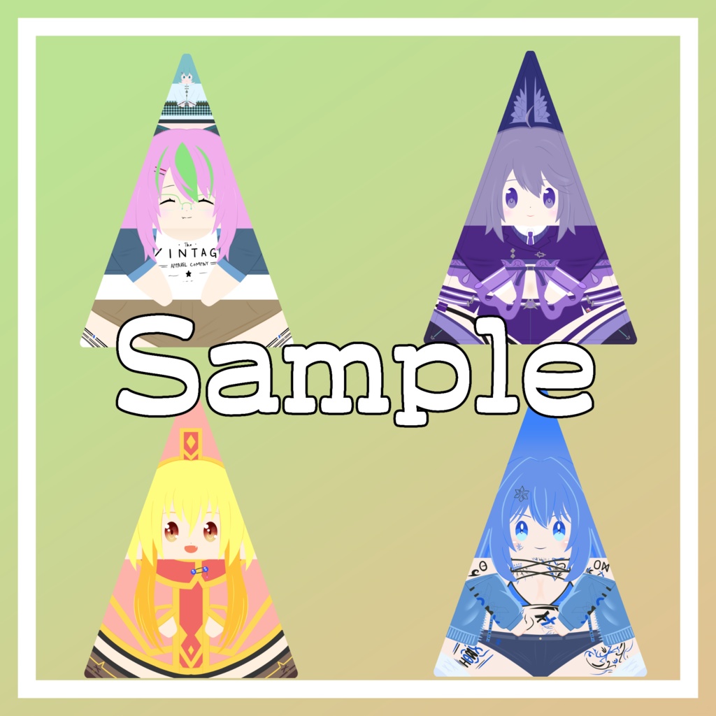 VRChat向け 1ポリゴンアバター制作