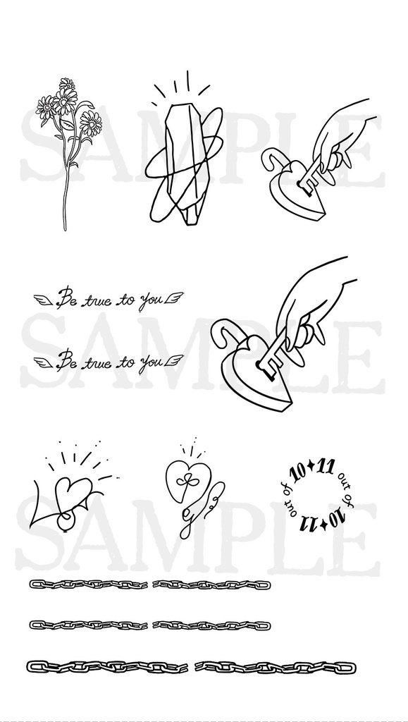 【種類:B】Affirmation Tattoo