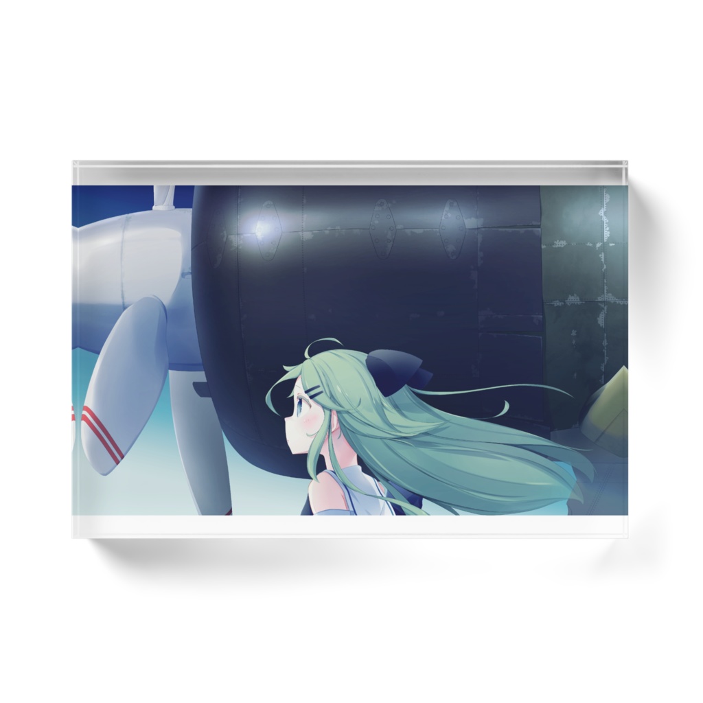 アクリルブロック『蒼(差分A)』