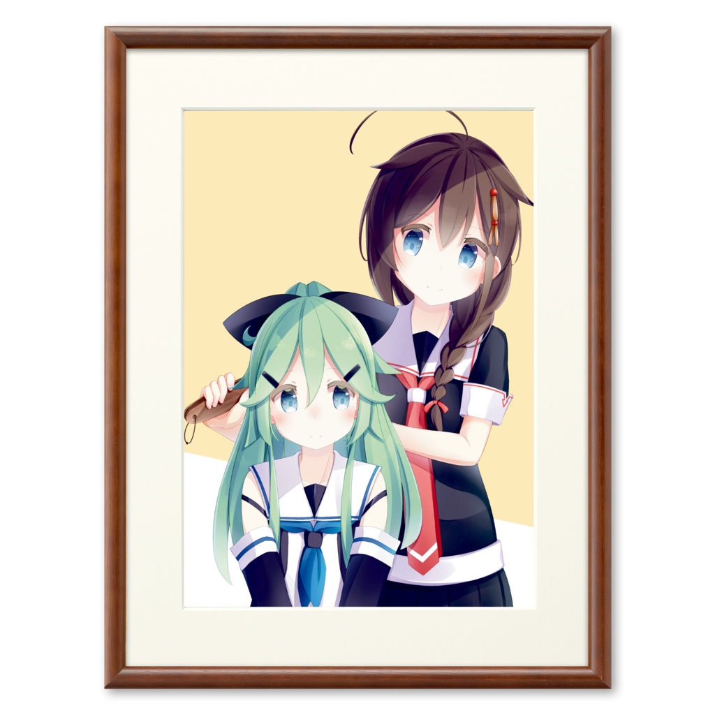 複製原画『はじめて髪を結ぶとき』