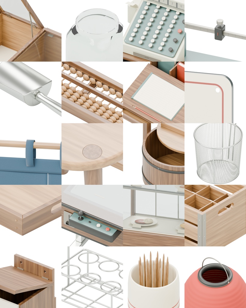 昭和レトロ小物100種類|BLEND・GLB・FBX・Unity Prefab