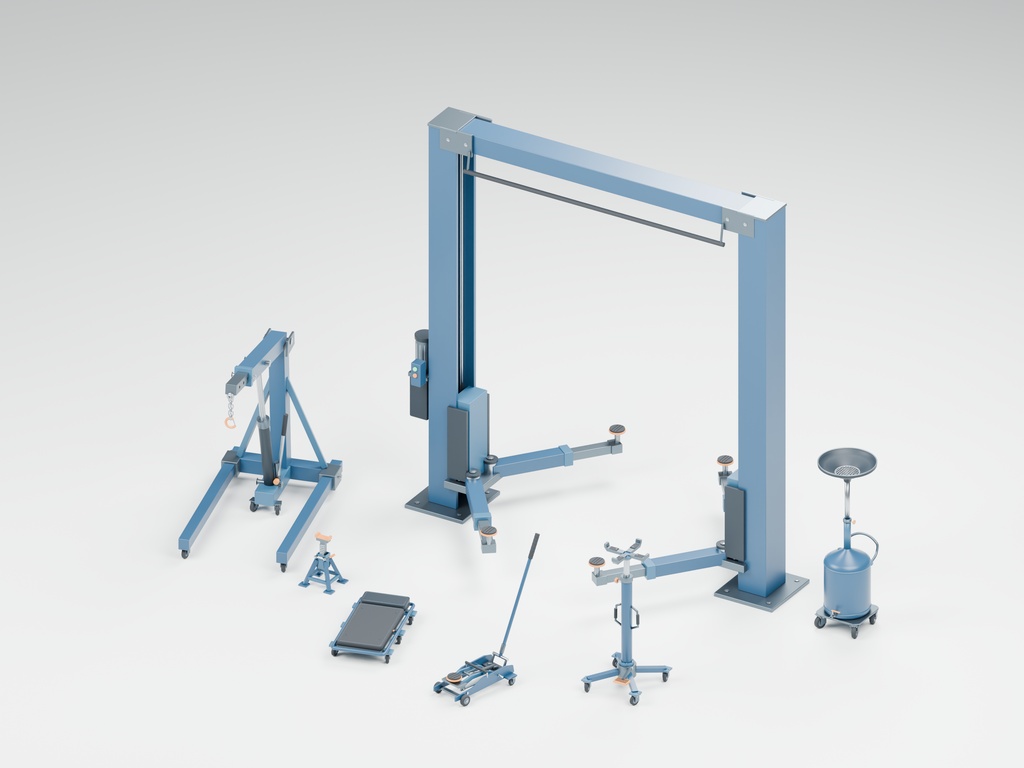 ガレージ整備工房100種類|BLEND・GLB・FBX・Unity Prefab