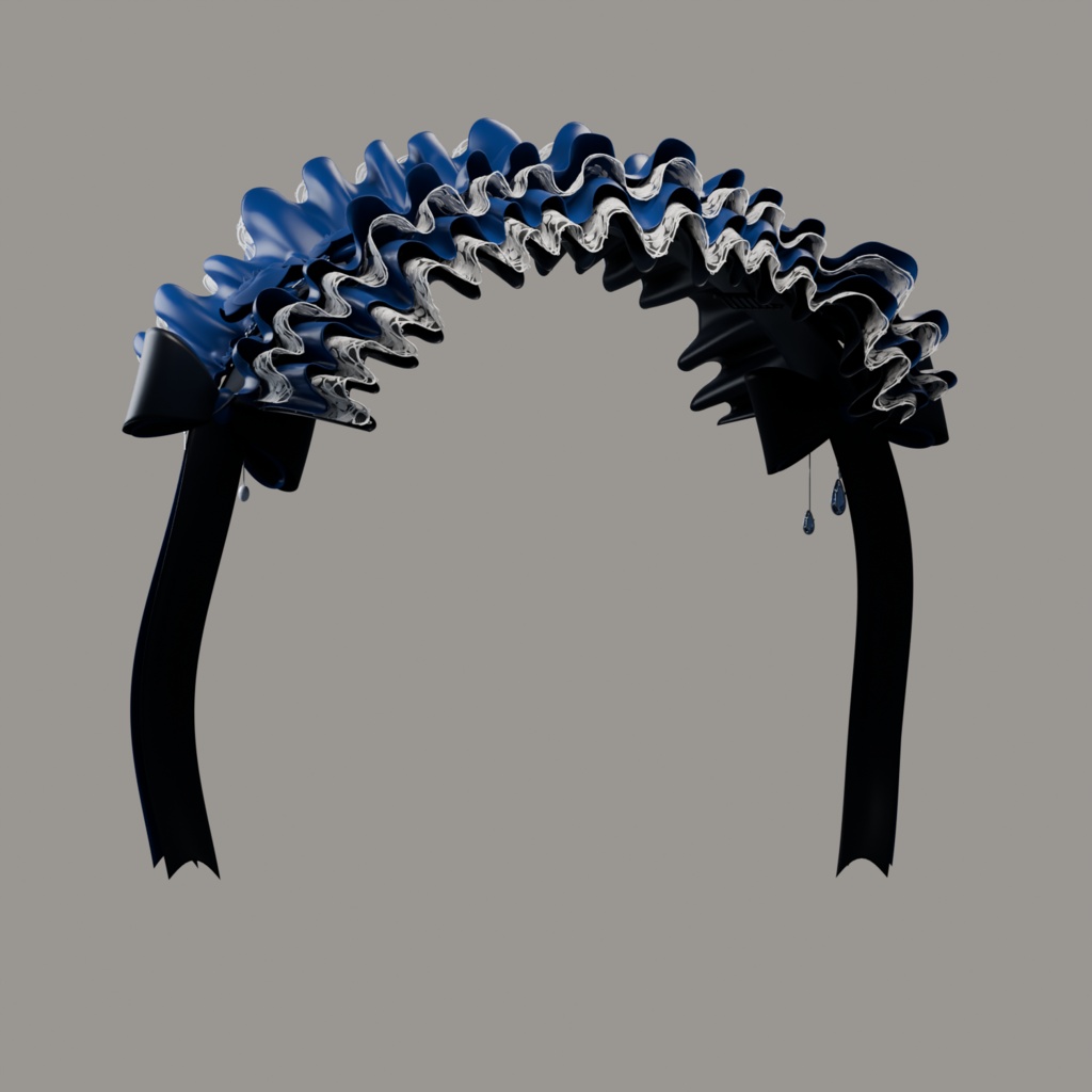 ゴシックアクセサリ30種類|Blender・FBX・GLB