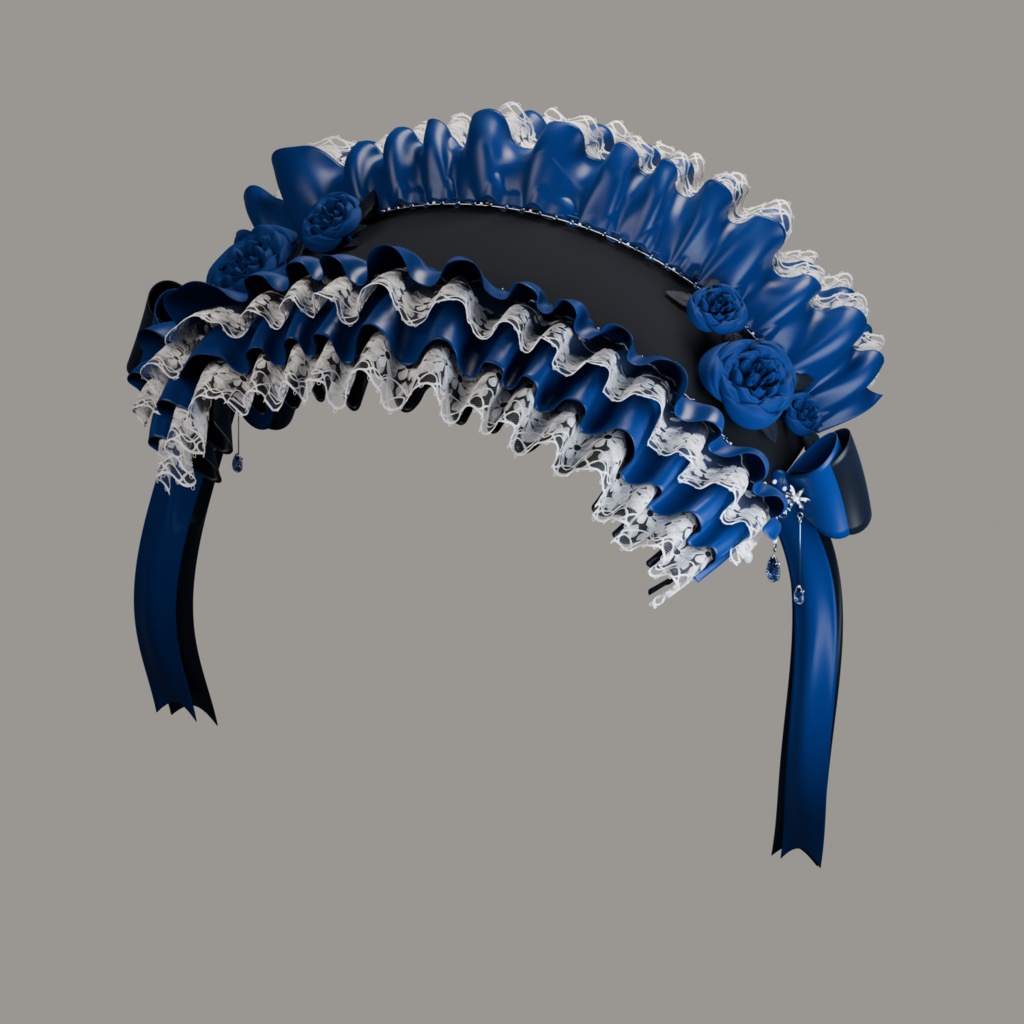 ゴシックアクセサリ30種類|Blender・FBX・GLB
